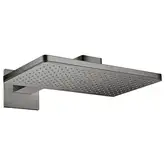 Верхний душ 460 х 300 мм Axor ShowerSolutions (цвет - полированный чёрный хром), 1 вид струи (35278330)