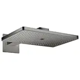 Верхний душ 460 х 300 мм Axor ShowerSolutions (цвет - полированный чёрный хром), 3 вида струи (35282330)
