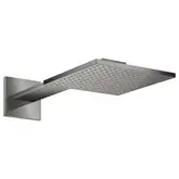 Верхний душ 250 х 250 мм Axor ShowerSolutions (цвет - полированный чёрный хром), 2 вида струи (35310330)