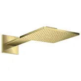 Верхний душ 250 х 250 мм Axor ShowerSolutions (цвет - полированное золото), 2 вида струи (35310990)