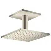 Верхний душ 250 х 250 мм Axor ShowerSolutions (цвет - матовый никель), 2 вида струи (35312820)