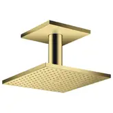 Верхний душ 250 х 250 мм Axor ShowerSolutions (цвет - полированное золото), 2 вида струи (35312990)