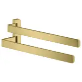 Двойной полотенцедержатель 409 мм Axor Universal Accessories, матовая латунь (42821950)