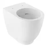 Унитаз напольный, Rimfree (безободковий) Geberit Acanto, горизонтальный выпуск (500.602.01.2)