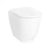 Geberit унитаз напольный Rimfree (безободковый), с сиденьем Soft Close (500.602.01.2+500.605.01.2)