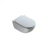 Унитаз подвесной NewFlush (безободковый) Catalano Sfera, серый матовый (1VSF54RCS)