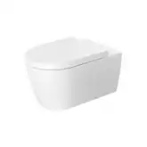 Унитаз подвесной Rimless (безободковый) Duravit Me by Starck с сиденьем (45290900A11)