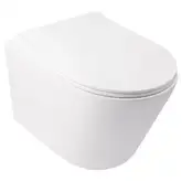 Qtap Swan Унітаз підвісний, безобідковий, білий (QT16335178W)