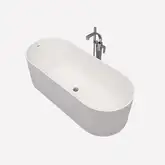 Ванна из искуственного камня Flaminia Oval 170 х 70 см (OV170)