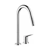 Смеситель для кухни, на 2 отверстия Axor Citterio M (цвет - хром) (34822000)