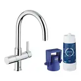 Grohe Blue Pure Змішувач кухонний з фільтром, хром (33249001)