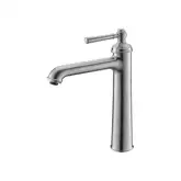 Смеситель для раковины, высокий Imprese Hydrant (цвет - brushed nickel) (ZMK031806011)