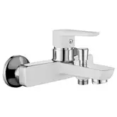 Смеситель для ванны Imprese Podzima Breclav white (цвет - хром/белый) (10245W)