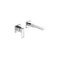 Смеситель для раковины со стены TRES Cuadro 245 mm хром (00620011)