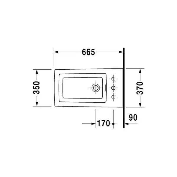 Биде напольное Duravit 2nd floor 66,5х35 см с 3 отверстиями для смесителя (0137100030) фото 3 Aquada.com.ua Биде напольное Duravit 2nd floor 66,5х35 см с 3 отверстиями для смесителя (0137100030) фото 3 Aquada.com.ua