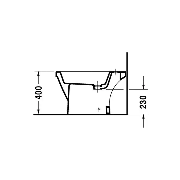Биде напольное Duravit 2nd floor 66,5х35 см с 3 отверстиями для смесителя (0137100030) фото 4 Aquada.com.ua Биде напольное Duravit 2nd floor 66,5х35 см с 3 отверстиями для смесителя (0137100030) фото 4 Aquada.com.ua