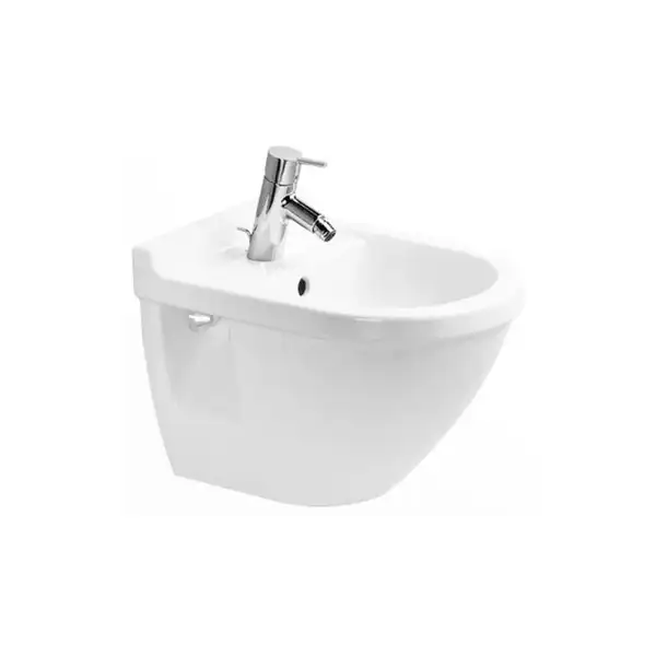 Биде подвесное Duravit Starck 3 47,5х36,5 см (2231150000) фото 1 Aquada.com.ua