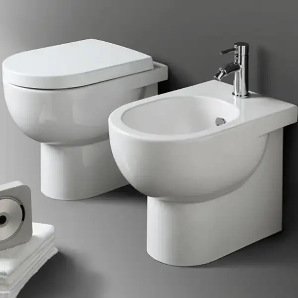 Биде напольное Simas E-Line 51х36 см (EL04) фото 3 Aquada.com.ua