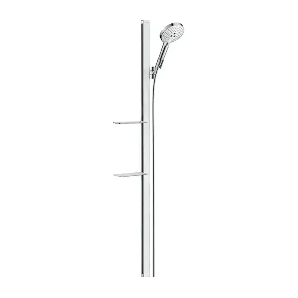 Душевой гарнитур Hansgrohe Raindance Select S (цвет - хром/белый) (27646400) фото 1 Aquada.com.ua