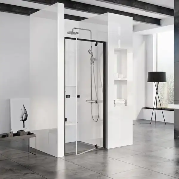 Душевая дверь Ravak Pivot PDOP1 800 х h1900 мм (профиль - чёрный, стекло - прозрачное) (03G40300Z1) фото 1 Aquada.com.ua