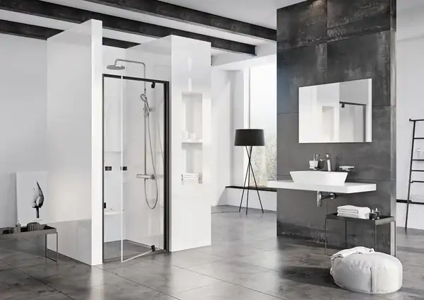 Душевая дверь Ravak Pivot PDOP1 800 х h1900 мм (профиль - чёрный, стекло - прозрачное) (03G40300Z1) фото 2 Aquada.com.ua