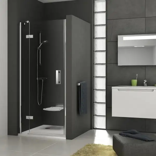 Душевые двери Ravak SmartLine SMSD2-100 (B) L (проофиль - хром, стекло - прозрачное) (0SLABA00Z1) фото 1 Aquada.com.ua