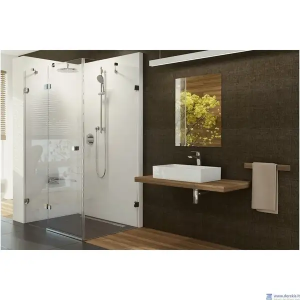 Душевая кабина Ravak Brilliant BSDPS-100/100 L хром+transparent (0ULA0A00Z1) фото 3 Aquada.com.ua