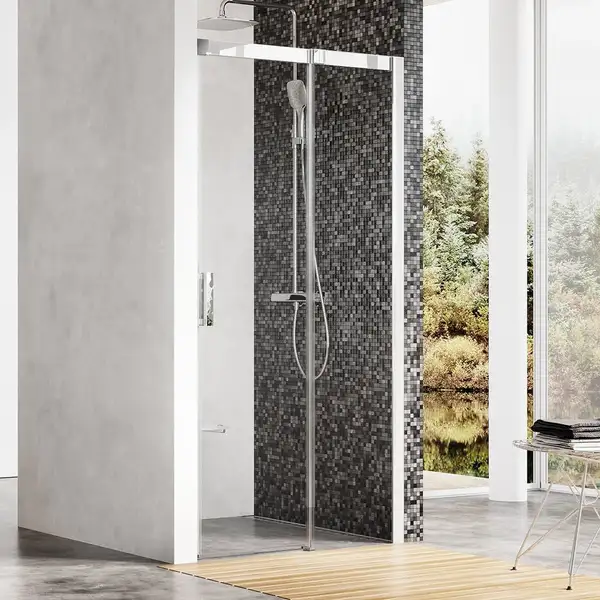 Душевые двери Ravak Matrix MSD2-110 R (профиль - полированный алюминий; стекло - Transparent (прозрачный)) (0WPD0C00Z1)