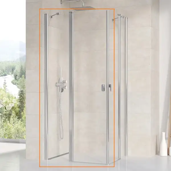 Ravak Chrome Душова кабіна, прозоре скло (1QV40C00Z1)