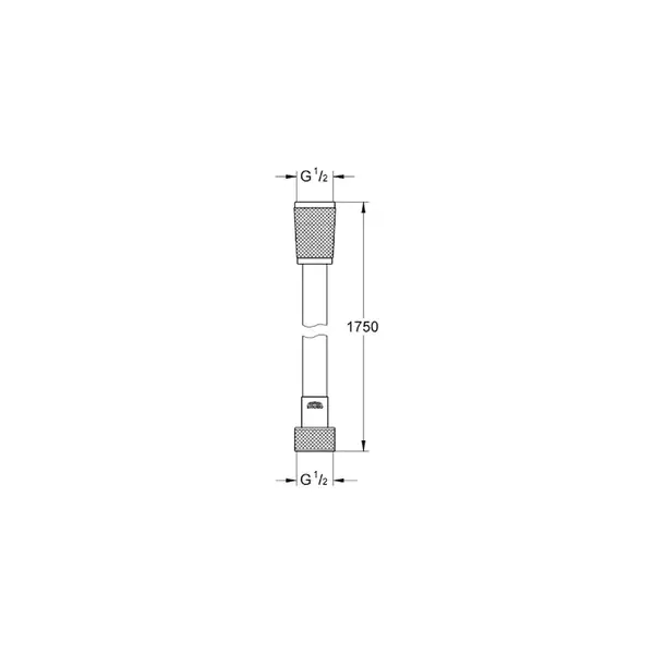 Душовий шланг 1750 Grohe Silverflex (28388000)