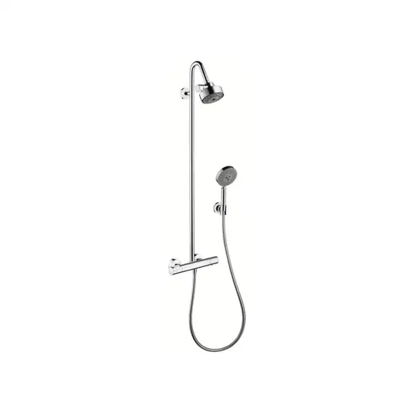 Душевая система с термостатом Axor Citterio M Showerpipe (цвет - хром) (34640000) фото 1 Aquada.com.ua