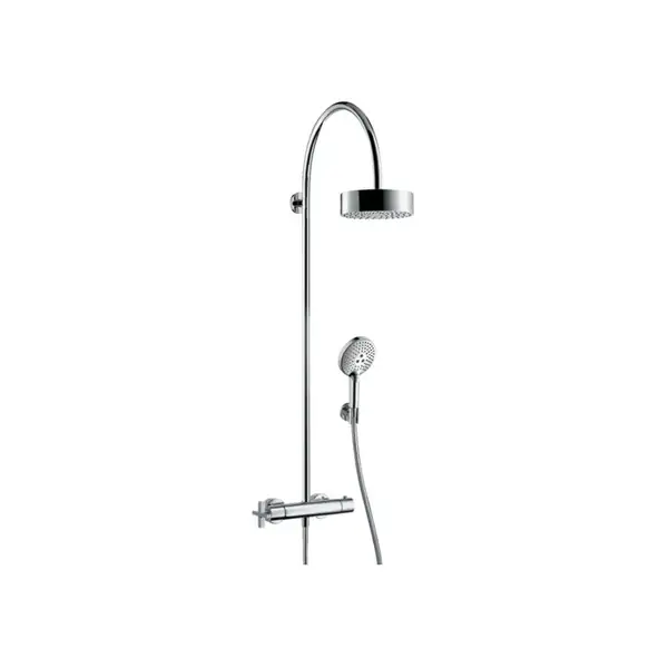 Душевая система с термостатом Axor Citterio Showerpipe (цвет - хром) (39670000) фото 1 Aquada.com.ua