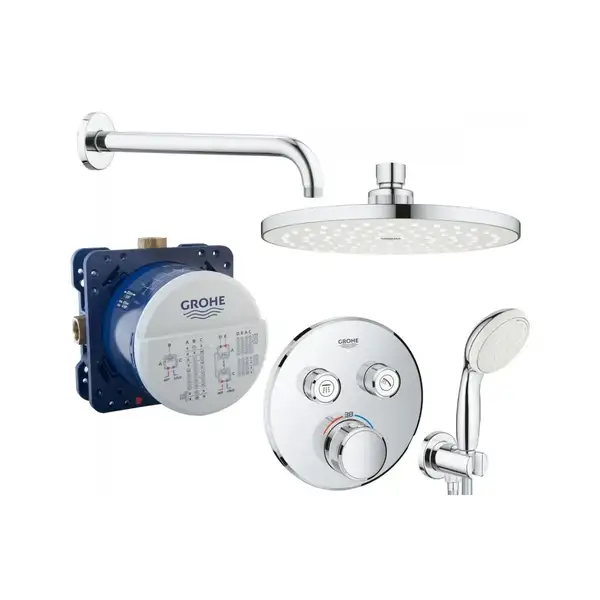 Grohe Grohtherm Smartcontrol Набор для комплектации душа с New Tempesta Cosmopolitan 200 (3461400L) Grohe Grohtherm Smartcontrol Набор для комплектации душа с New Tempesta Cosmopolitan 200 (3461400L)