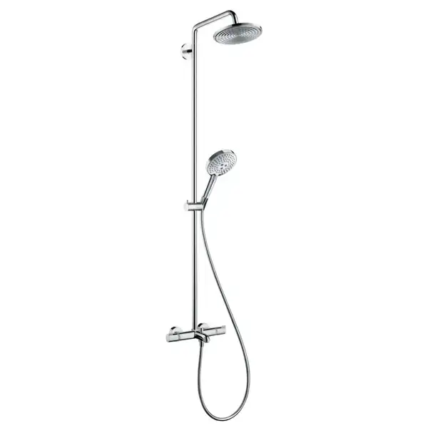 Душова система Hansgrohe Raindance S Showerpipe 240 1Jet з термостатом для ванни, хром (27117000)