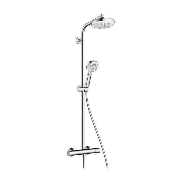 HANSGROHE Душевая система с термостатом Crometta 160 Showerpipe (27264400) фото 1 Aquada.com.ua