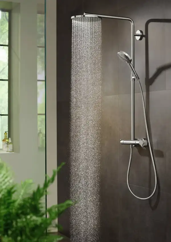 HANSGROHE Душевая система 240 1jet P, Powder Rain, с термостатом, хром Raindance Select S Showerpipe (27633000) фото 4 Aquada.com.ua HANSGROHE Душевая система 240 1jet P, Powder Rain, с термостатом, хром Raindance Select S Showerpipe (27633000) фото 4 Aquada.com.ua