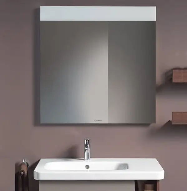 Зеркало с подсветкой Duravit 1000 х 700 мм, сенсорний выкл. Справа, алюминий (LM7847) фото 3 Aquada.com.ua