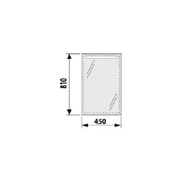 Зеркало с LED подсветкой Jika Clear 45х81 см (H4557051731441) фото 2 Aquada.com.ua