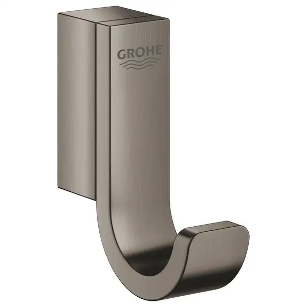 Крючок Grohe Selection, тёмный графит, матовый (41039AL0) фото 1 Aquada.com.ua Крючок Grohe Selection, тёмный графит, матовый (41039AL0) фото 1 Aquada.com.ua