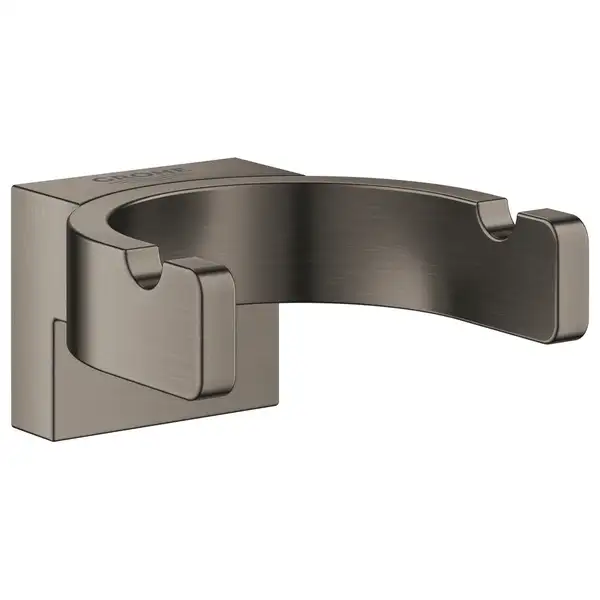 Крючок двойной Grohe Selection, тёмный графит, матовый (41049AL0) фото 1 Aquada.com.ua