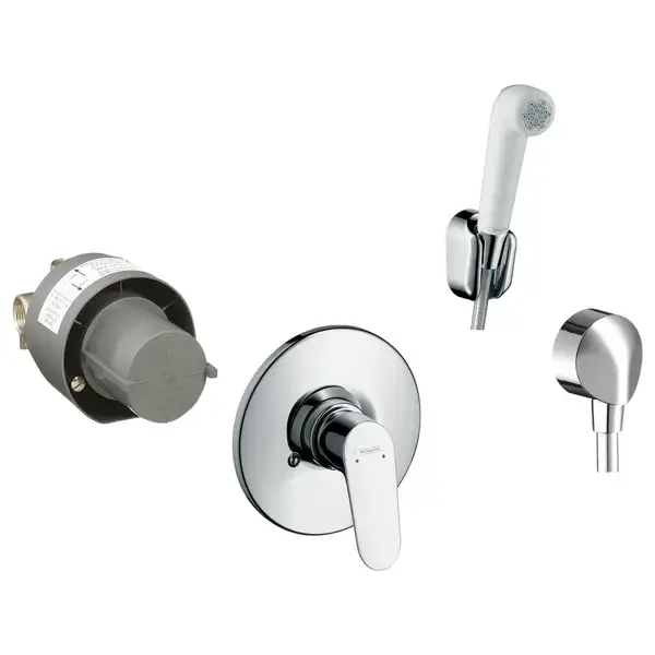 HANSGROHE Набор для гигиенического душа скрытого монтажа 2 (цвет - хром/белый) (32127111) фото 2 Aquada.com.ua HANSGROHE Набор для гигиенического душа скрытого монтажа 2 (цвет - хром/белый) (32127111) фото 2 Aquada.com.ua