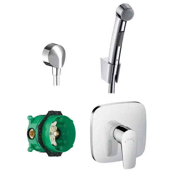 HANSGROHE Набор скрытого монтажа с гигиенической лейкой Talis E (71765333) фото 1 Aquada.com.ua HANSGROHE Набор скрытого монтажа с гигиенической лейкой Talis E (71765333) фото 1 Aquada.com.ua