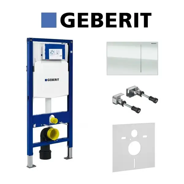 Инсталляция Geberit Duofix (3-в-1) в комплекте с клавишей Sigma 70, белый/алюминий (111.300.00.5+156.050.00.1+111.815.00.1+115.620.SI.1) фото 1 Aquada.com.ua Инсталляция Geberit Duofix (3-в-1) в комплекте с клавишей Sigma 70, белый/алюминий (111.300.00.5+156.050.00.1+111.815.00.1+115.620.SI.1) фото 1 Aquada.com.ua