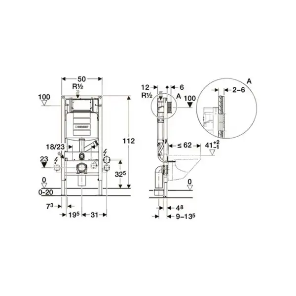Инсталляция Geberit Duofix (3-в-1) в комплекте с клавишей Sigma 40 (функция поглащения запахов), белый/мат/алюминий (111.370.00.5+156.050.00.1+111.815.00.1+115.600.KQ.1) фото 3 Aquada.com.ua Инсталляция Geberit Duofix (3-в-1) в комплекте с клавишей Sigma 40 (функция поглащения запахов), белый/мат/алюминий (111.370.00.5+156.050.00.1+111.815.00.1+115.600.KQ.1) фото 3 Aquada.com.ua