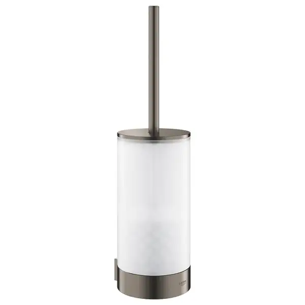 Ёршик подвесной Grohe Selection, тёмный графит, матовый/стекло матовое (41076AL0) фото 1 Aquada.com.ua