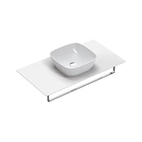 Керамическая столешница для раковины посредине Catalano Green Lux 100 х 54 см (1PC10C200) фото 1 Aquada.com.ua Керамическая столешница для раковины посредине Catalano Green Lux 100 х 54 см (1PC10C200) фото 1 Aquada.com.ua
