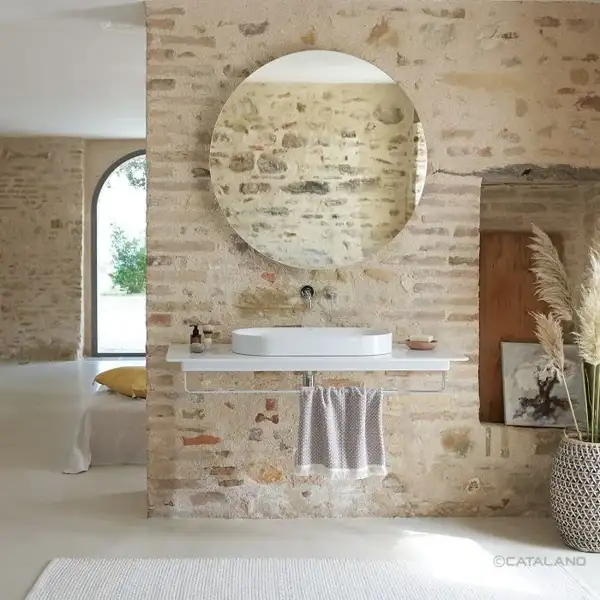 Столешница керамическая 125 x 50 см Catalano Horizon, White (1PC1255000) фото 4 Aquada.com.ua