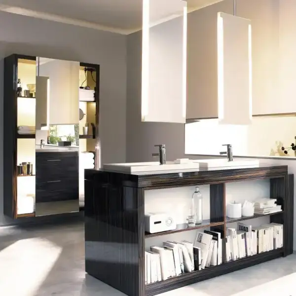 Шкаф зеркальный Duravit 2nd Floor с подсветкой, петли справа 1800 х 1000 х 360 мм (2F9158R5959) фото 3 Aquada.com.ua Шкаф зеркальный Duravit 2nd Floor с подсветкой, петли справа 1800 х 1000 х 360 мм (2F9158R5959) фото 3 Aquada.com.ua
