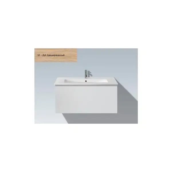 Тумба для раковины подвесная 820х481 мм Duravit L-Cube дуб брашированный (LC6141/12) фото 1 Aquada.com.ua
