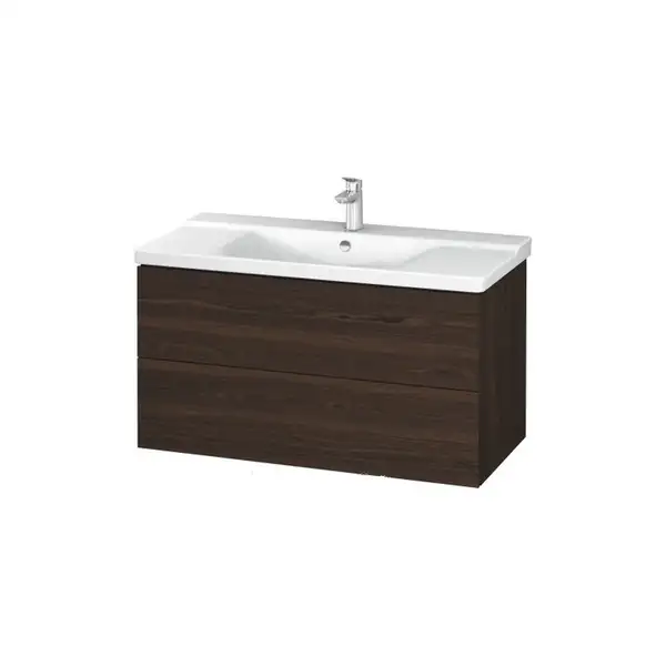 Тумба для раковины подвесная 1020x481 мм Duravit L-cube орех брашированный (LC625069) фото 1 Aquada.com.ua
